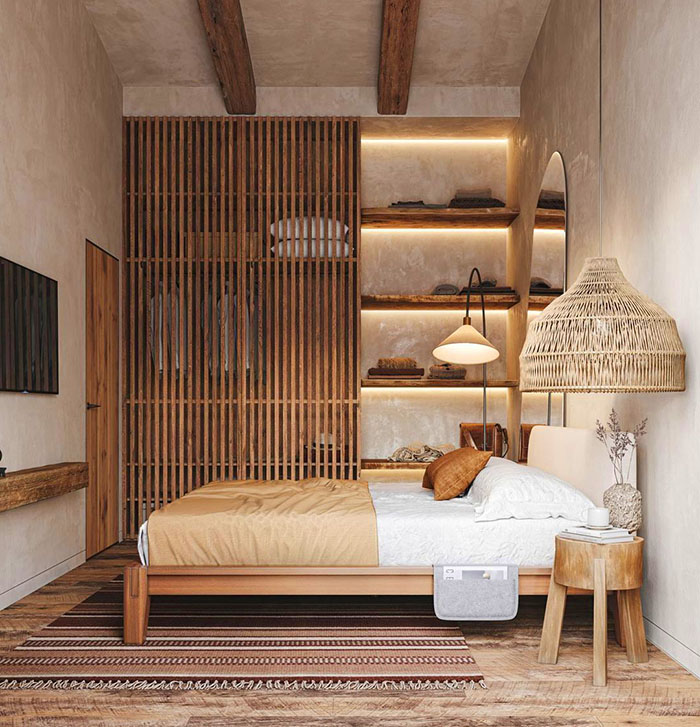 trang trí phòng ngủ kiểu hoài niệm